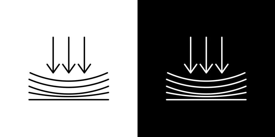 Super soft icon trendy style illustration. Elastic sign. Stock Illustration