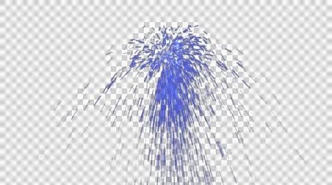 SUPER SPARKS BLUE ALPHA Stock Footage 46859067