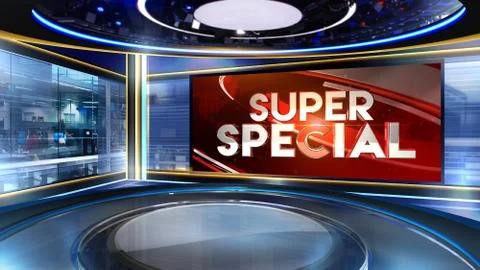 Super special  Virtual studio Illustrazione stock