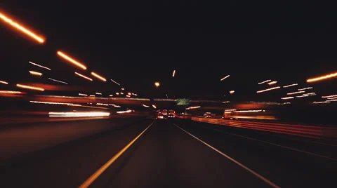 Super Speed Highway Drive Timelapse Stock-Footage 43321808