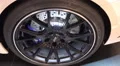 Super sports car wheel and rim close up tilt HD Footage