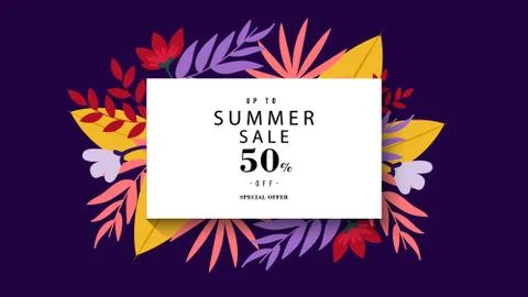 Super Summer Sale Background Stock Illustration