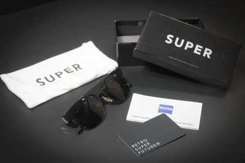 SUPER Sunglass 스톡 사진