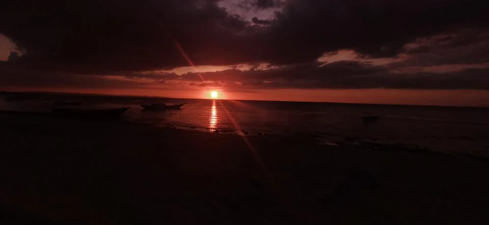 Super Sunset Stock-Fotos