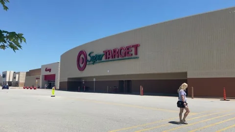 Super Target - Exterior of Store Stock Footage 198389113