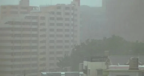Super Typhoon Goni hits Philippines the world's most powerful storm 動画素材 334647751