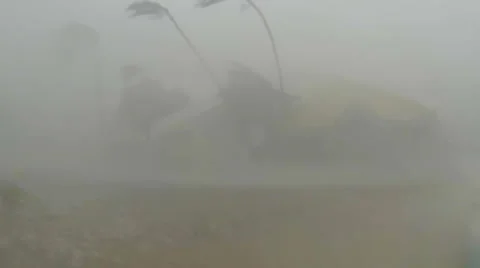 Super Typhoon Haiyan Extreme Wind Stock Footage 33869379