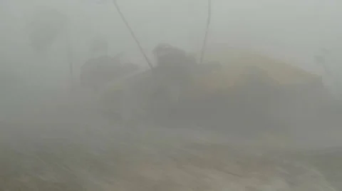 Super Typhoon Haiyan Extreme Wind Stock Footage 33869382