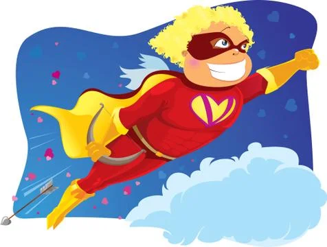 Super Valentine Illustrazione stock