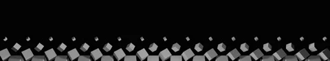 Super Wide Extended 3D Rendered Video with geometric art in 5760X1080px Stock Footage 139350675