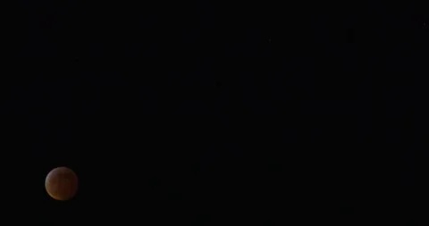 Super Wolf Blood Moon Timelapse 2 Stock Footage 101785237