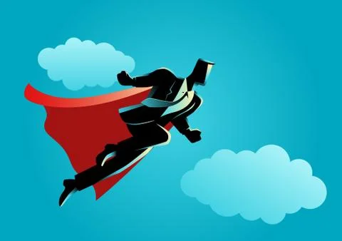 Super Worker Stock Illustration