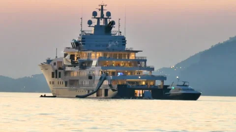 Super Yacht Stock Footage 148682542
