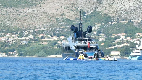 Super Yacht Video stock 148719470