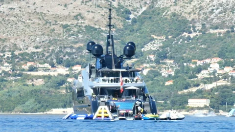Super Yacht Video stock 148720377