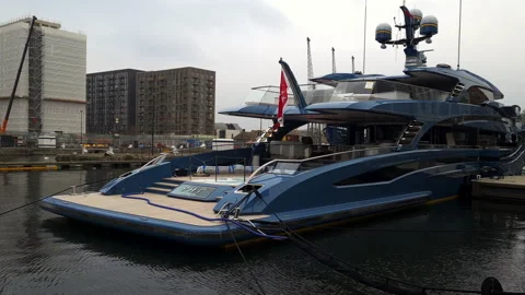 Super yacht. Stock Footage 173148457