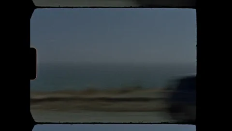 Super8-Big Sur Coastline Stock Footage 128388238