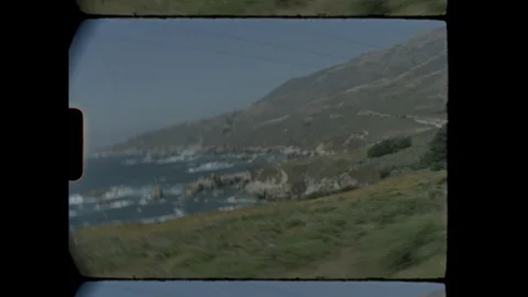 Super8-Big Sur Forest Stock Footage 128388694