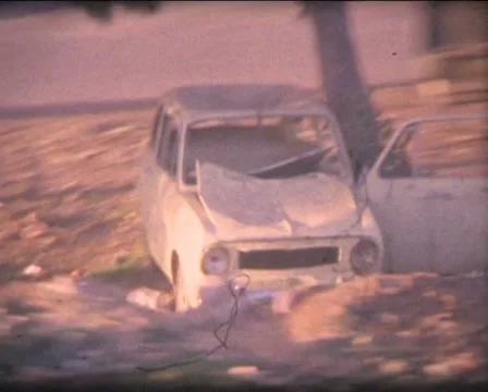 SUPER8 MOROCCO abstract from the train window - 2009 Stock Footage 34487574