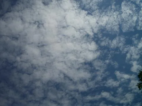 Superb bright summer sky Stock Photos