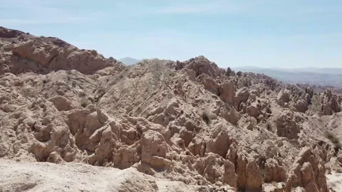 Superb view of the Quebrada de las Flechas in northern Argentina Stock Footage 133416213