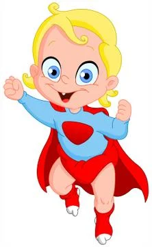 Superbaby Illustrazione stock