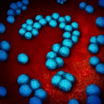 Superbug Infection Question Stock Illustration