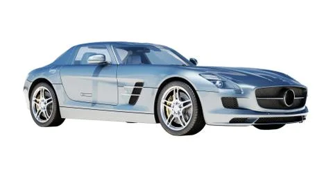 Supercar isolated on a light background Stockillustratie