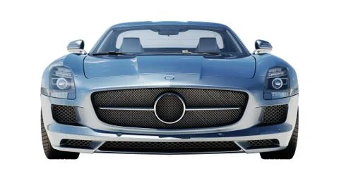 Supercar isolated on a light background Stock Illustration