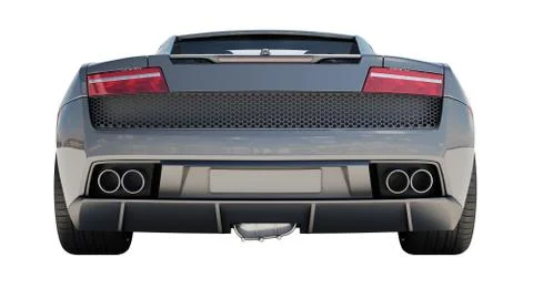 Supercar isolated on a light background Stock Illustration