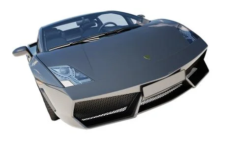 Supercar isolated on a light background Stock Illustration