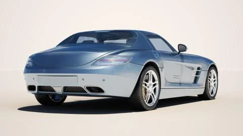 Supercar on a light background イラスト素材
