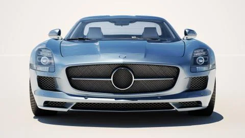 Supercar on a light background Stock Illustration