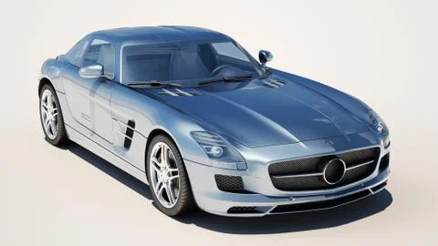 Supercar on a light background Stock-Illustration