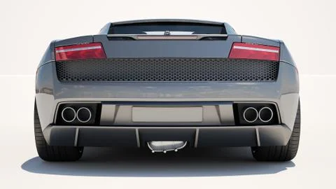 Supercar on a light background Stock Illustration