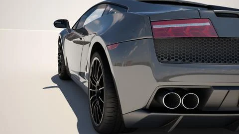 Supercar on a light background イラスト素材