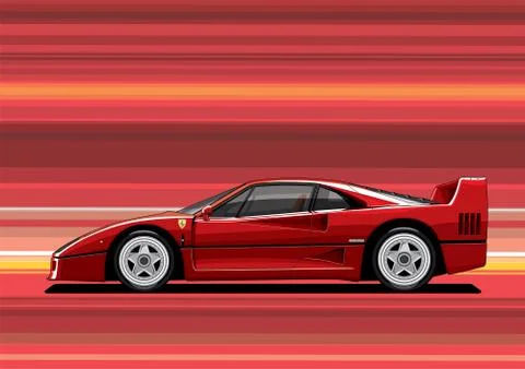 Supercar Vector file Stock Illustration