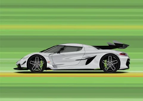 Supercar Vector file Stock Illustration