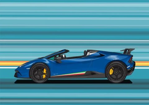 Supercar Vector file 스톡 일러스트