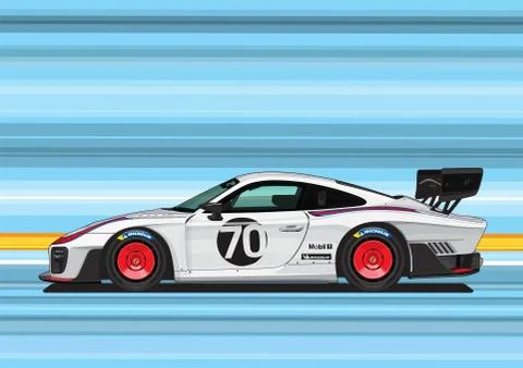 Supercar Vector file Stock Illustration