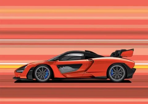 Supercar Vector file Stock Illustration