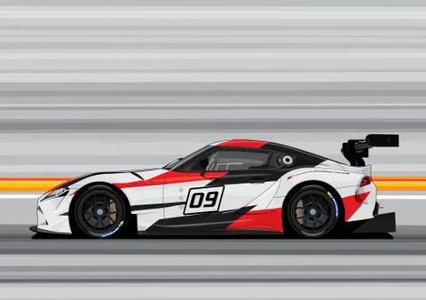 Supercar Vector file Stock Illustration