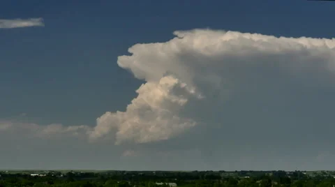 A Supercell Prowls the Plains. Time Lapse. Stock Footage 54712926