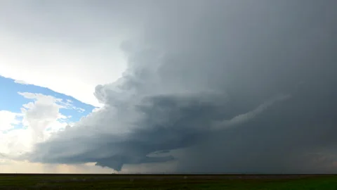 Supercell Storm in Texas Stock Footage 272752698
