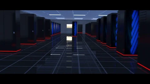 Supercomputer Computing Center  24 FPS 動画素材 119892134