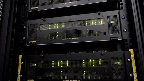Supercomputer data center. Frame multifr... | Stock Video | Pond5