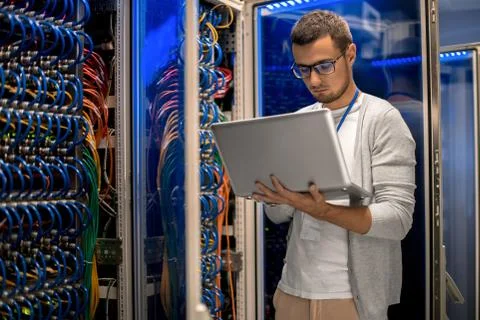 Supercomputer Manager Foto stock