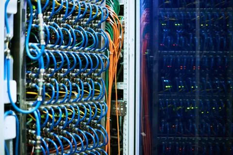 Supercomputer Server Foto stock