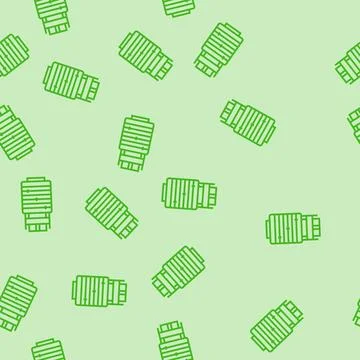 Superconducting magnets line seamless pattern Stock Illustration