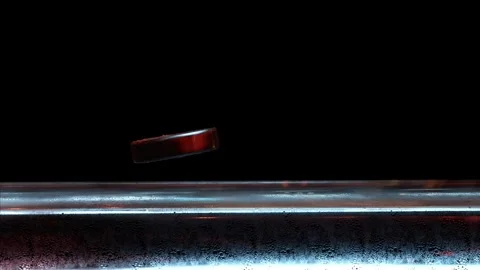 Superconductor Flying Speed Slowdown Video stock 265010388